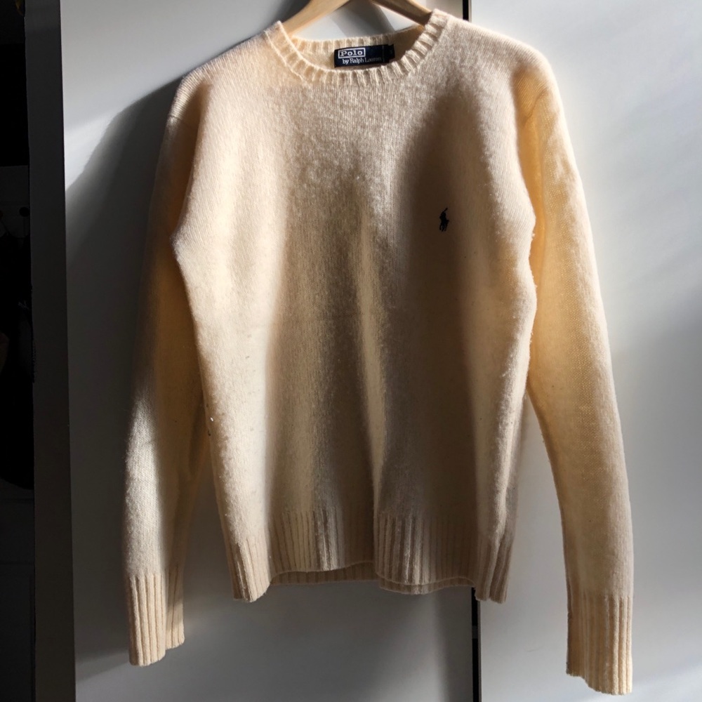 Vintage 100% wool Polo sweater